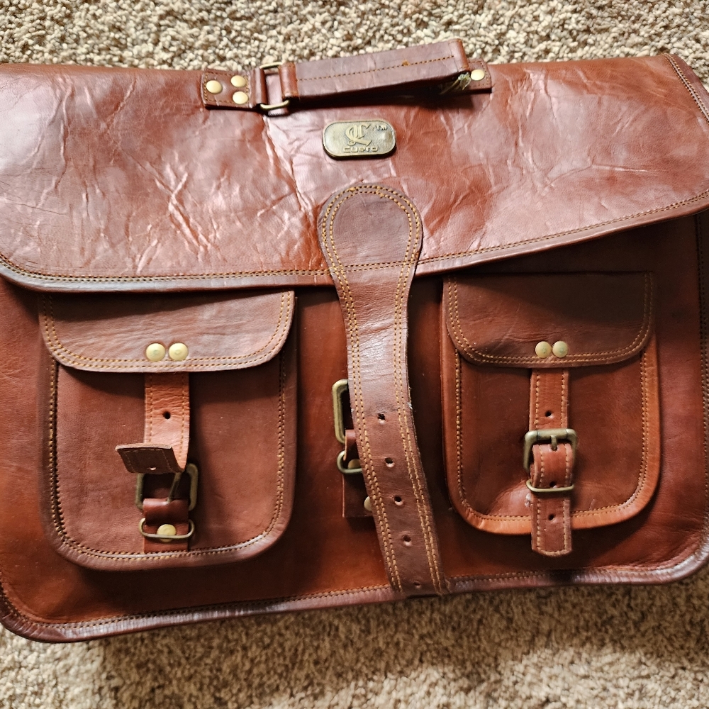 Leather Laptop Bag